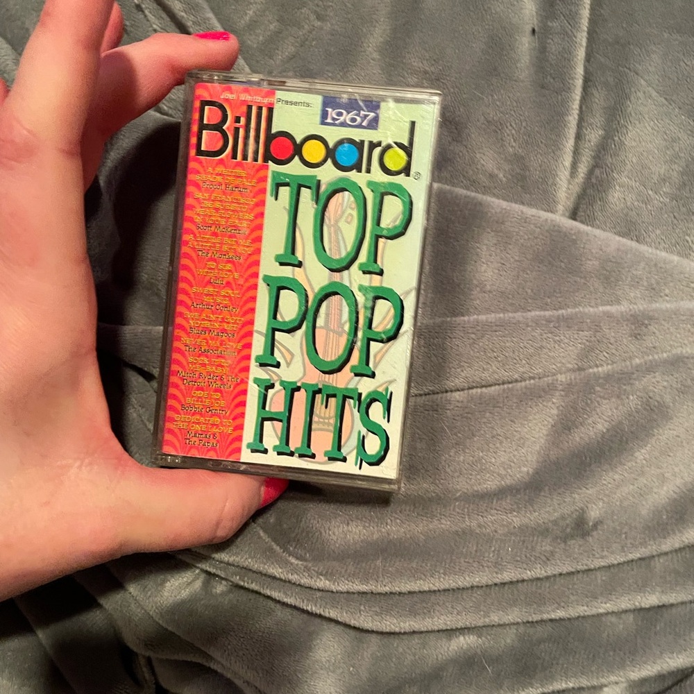 Vintage Billboard Top Pop Hits 1967 Cassette Tape